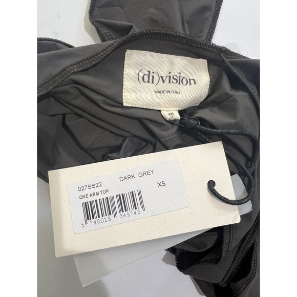 (di)vision One Arm Top in Dark Grey - Picture 3 of 3